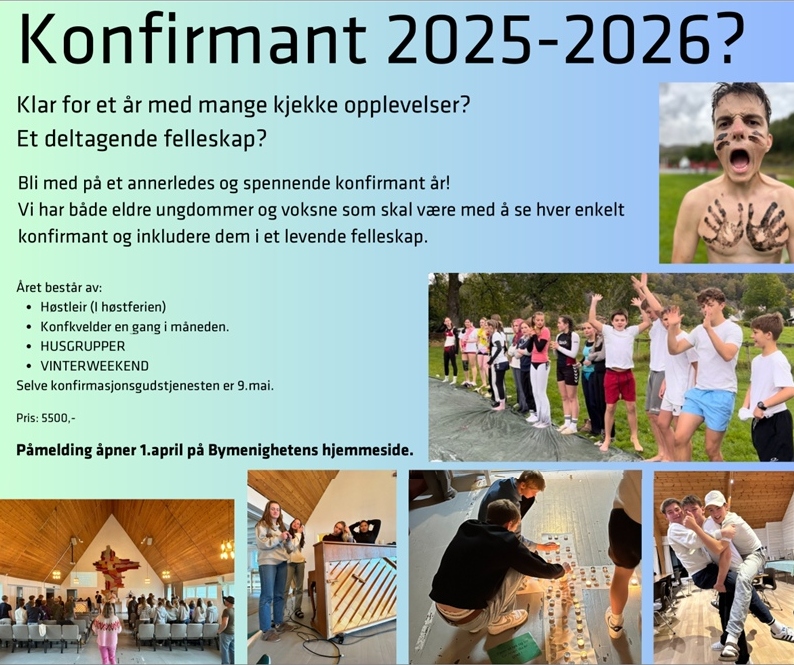 Konfirmant 2025-2026?